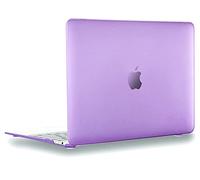 UESWILL Smooth Touch Matte Hard Shell Case Cover Compatible with MacBook 12 inch with Retina Display (Model: A1534) + Microfibre Cleaning Cloth, Purple