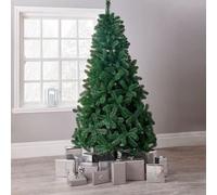 Uetian 5Ft Artificial Holiday Christmas Tree Green Small Spruce With 600 Pvc Tips And Metal Stand No Decoration Added