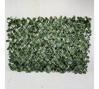 Uetian Artificial Maple Leaf Willow Fence Privacy Screening Panel (2M X 1M) Decorative Expandable Garden & Balcony Fence