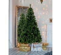 Uetian Green 7Ft Artificial Christmas Tree 1200 Tips With Metal Stand Easy Assembly No Decorations Included