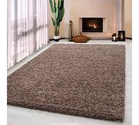 UETIAN Luxurious Shaggy Rugs Soft Extra Thick Area Rugs Heavy 5cm Dense Pile for Living Room Bedroom Hallway (Mocca, 60 x 110cm)