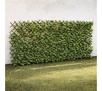 Uetian Willow Trellis Fence With Laurel Leaves 2 X 1M Artificial Privacy Screen