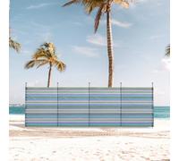UETIAN Windbreaker Outdoor Protection Screen Beach Garden Windbreak Sand Sun Shade - 5 Poles