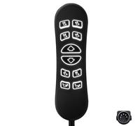 Uetmulik 10 Button 5 Pin Lift Chair Remote Hand Control HDW310-KBA HSW310-B-KBA Replacement for Power Recliner with USB and Backlight