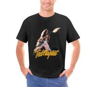 UEUEKKEDHTW Ted-Nugent-Singer-Songwriter-Logo-T-Shirt Black