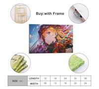 UEWRUUBO Anime Atmosphere Character Illustrations Poster Decorative Painting Canvas Wall Posters And Art Picture Print Modern Family Bedroom Decor Posters 24x36inch(60x90cm)