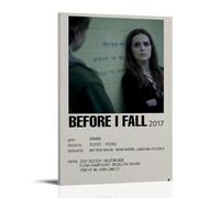 UEWYTTYYUU Before I Fall Poster Modern Vintage Art Aesthetic Canvas Art Poster Decorative Wall Hanging 20x30inch(50x75cm) Frame-style