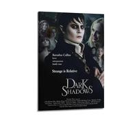 UEWYTTYYUU Dark Shadows Movie Poster Modern Vintage Art Aesthetic Canvas Art Poster Decorative Wall Hanging 24x36inch(60x90cm) Frame-style