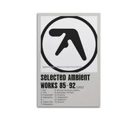 UEWYTTYYUU Selected Ambient Works 85-92 by Aphex Twin Poster Modern Vintage Art Aesthetic Canvas Art Poster Decorative Wall Hanging 20x30inch(50x75cm) Unframe-style
