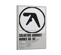 UEWYTTYYUU Selected Ambient Works 85-92 by Aphex Twin Poster Modern Vintage Art Aesthetic Canvas Art Poster Decorative Wall Hanging 20x30inch(50x75cm) Frame-style