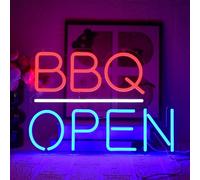 UExnkj-Y BBQ Open Neon Sign Bar Neon Light USB Powered LED neon with Switch, Suitable for Game Room, Club, Party, Nightclub, Gift Wall Decoration