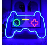 UExnkj-Y Game Neon Sign Game Controller neon light USB powered LED neon with switch, suitable for game room, club, party, nightclub, gift wall decoration