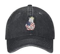 UEYRTYYU Men Women Biggie Smalls Polar Bear Baseball Caps Retro Distressed Denim Washed Sun Cap Adjustable