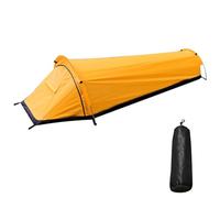 Uezeth 1 Man Tent, One Man Tent, One Man Tent, Backpack Camping Tent, Ultralight Single Person Camping Tent Waterproof Sleeping Bag For Hiking Mountaineering Backpacking Travel (Yellow)