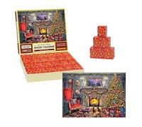 Uezeth Advent Calendar 2024 Jigsaw Puzzle - 1000 Pieces | 24 Days Countdown | Gift for Adults & Kids, Countdown to Christmas Home Decoration Gifts for Mum Dad Teenage Girls Boys (A)