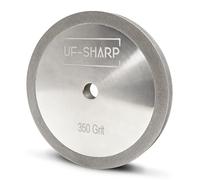 UF-SHARP CBN Grinding Wheel for Twice as Sharp, 350 Grit, 5" Dia, 1/2" Thick, 1/2" Arbor