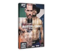 UFC 246 Conor McGregor Vs Donald Cowboy Cerrone Welterweight Championship Title Fight Poster Canvas Poster Wall Art Decor Print Picture Paintings for Living Room Bedroom Decoration 08x12inch(20x30cm)
