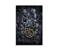 UFC 25 Years Poster Mixed Martial Arts Wall Art Combat Sports Print Fighter Collage MMA Artwork Home Decor Sports Memorabilia Unique Gift for Fans Gift 08x12inch Unframed