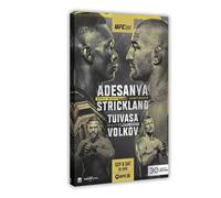 UFC 293 Israel Adesanya Vs Sean Strickland Poster Canvas Poster Bedroom Decor Landscape Office Room Decor Gift 08x12inch(20x30cm)