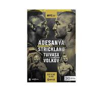 UFC 293 Israel Adesanya Vs Sean Strickland Poster Canvas Poster Bedroom Decor Landscape Office Room Decor Gift 20x30inch(50x75cm)
