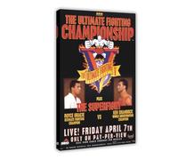 UFC 5 The Superfight Fight Poster Canvas Poster Bedroom Decor Landscape Office Room Decor Gift 16x24inch(40x60cm)