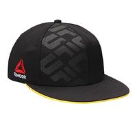 UFC Flatbrim Snapback Hat - Black | Yellow
