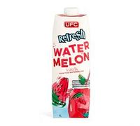 UFC Refresh 100% Watermelon Water | Pulp Free & Naturally Hydrating, Ambient Storage | 1L x 6