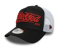 UFC, Ultimate Fighting Championship, Max Holloway, Blessing Logo, E-Frame Trucker Baseball Cap, Hat, Black, Red, White