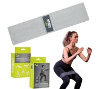 UFE Fabric 15 inch Non-Slip Exercise Resistance Band Loop for Hips, Glutes, and Lower Body Workouts, Light