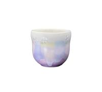 Ufeiwan Gradient Water Cup, Hand-Painted Personal Ceramic Travel Mug, Coffee，Tea Cosy，Water，Japanese Cup，China Mugs，Watercolor Style Coffee Cup，One-of-a-Kind ，Teacup，Birthday Gifts for Women (X-3)