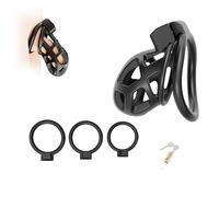 UFFEJKCE Adjustable Chastity Cage, Male Chastity Device, Penis Cage、Adult Game Sex Toy Beginner Cage Prevent Erection Bondage Breathable Men