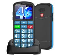 Ufferson T180 | 4G Mobile Phones SIM Free Unlocked with USB-C Charging|1.8 Zoll Farbdisplay | Bluetooth| Big Button Mobile Phone for Elderly with Charging Dock, SOS Button, Large Volume,FM Radio