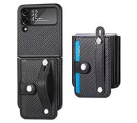 Ufgoszvp Motorola Razr 40 Ultra Case with Wrist Strap, Black