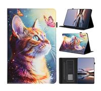 Ufgoszvp Tablet Case for iPad Mini 5th Generation 2019 7.9 inch/iPad Mini 4/3/2/1, Slim Fit Lightweight Folio Flip PU Leather Protective Pattern Stand Wallet Tablet Case Cover,Cats