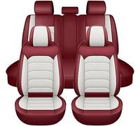 Ufgwhirl Car Seat Covers for BMW 3er Touring E46 1999-2005, Easy to Clean Side Airbag Compatible Waterproof and Durable 5 Piece Complete Car Seat Covers Set(Black)