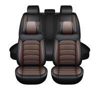 Ufgwhirl Car Seat Covers for Ford Focus Hatchback 1999-2025, Easy to Clean Side Airbag Compatible Waterproof and Durable 5 Piece Complete Car Seat Covers Set(Black)