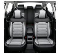 Ufgwhirl Car Seat Covers Full Set for Subaru WRX 2015-2025,5 Seats Universal Leather Car Seat Cover Front and Rear Seat Protectors,Durable,Waterproof,Breathable-Grey