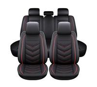 Ufgwhirl Car Seat Covers Full Set for Toyota Camry 2000-2026,Front Rear Protectors Waterproof Interior Accessories,Anti-Slip,for 5 Passenger Cars,Black Red