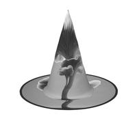 UFhgjjb 1 PC Halloween Witch Hat - Enchanting Mushrooms Full Print Witches Decor Party Costume, Cosplay Role Play Festival Carnival Hat