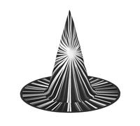 UFhgjjb 2 PCS Halloween Witch Hat - A beam of light Full Print Witches Decor Party Costume, Cosplay Role Play Festival Carnival Hat