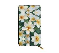 UFhgjjb Beautiful Flower Scene Print Leather Wallet â€“ Lightweight Bifold Clutch, Multiple Card Slots & Zipper Coin Pocket