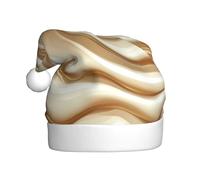 UFhgjjb Christmas Hat for Adult – Festive Santa Hat Unisex Milkshake fusion Print Xmas Headwear, Plush Holiday Party Hat