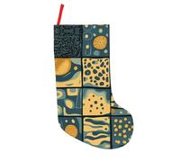 UFhgjjb Color fusion of sugar cubes Print 18in Christmas Stockings – Holiday Hanging Ornament for Fireplace, Home Decor – Festive Candy Bag