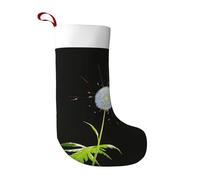 UFhgjjb Dandelion Print Christmas Stocking – Large Personalized Holiday Decor, Xmas Tree Home Decoration