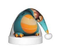 UFhgjjb Dinosaur scream Print Christmas Hat for Kids â€“ Holiday Headwear for Christmas, New Year, Party Favors â€“ Unisex Warm Cap