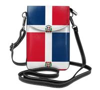 UFhgjjb Dominican Republic Print Small Cell Phone Purse â€“ Crossbody Wallet Bag with Adjustable Strap, Perfect for Travel & Daily Use