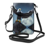 UFhgjjb Eagle under the stars Print Small Cell Phone Purse â€“ Crossbody Wallet Bag with Adjustable Strap, Perfect for Travel & Daily Use