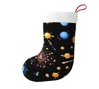 UFhgjjb Fantasy colorful balls Print Christmas Stocking 18 Inches - Holiday Party Decoration, Fireplace Hanging Ornament for Xmas Tree