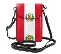 UFhgjjb Flag of Peru Print Small Cell Phone Purse â€“ Crossbody Wallet Bag with Adjustable Strap, Perfect for Travel & Daily Use