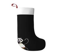 UFhgjjb Hip Hop Panda Print Christmas Stocking – Large Personalized Holiday Decor, Xmas Tree Home Decoration